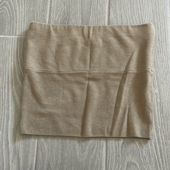 Djerf Ave Toffee Tube Top Size XS - Picture 3 of 5